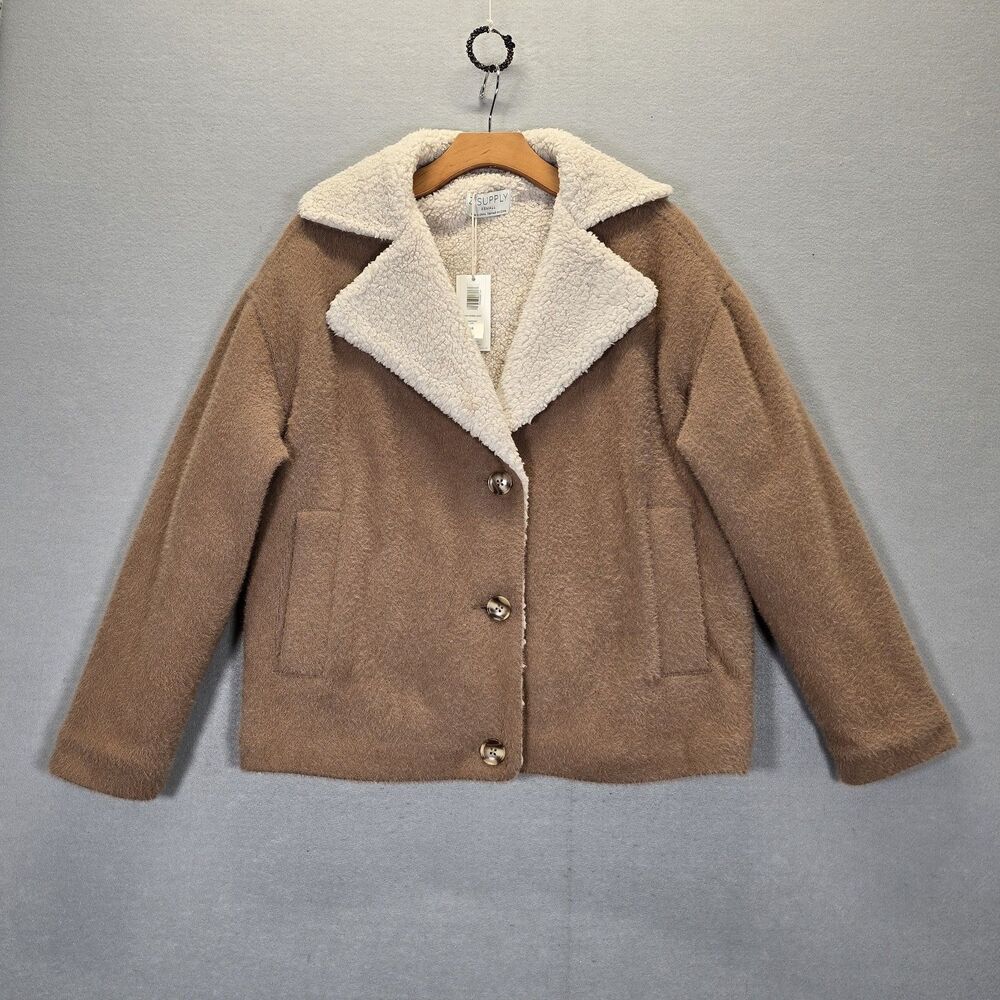 Z Supply Tucker Bomber Campfire Jacket Natural Size XS